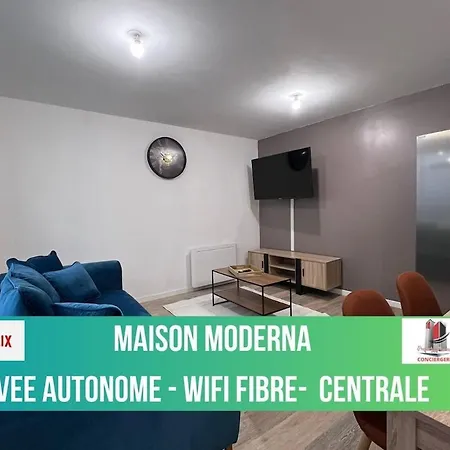 Maison Moderna-8 Personnes-wifi-centre Дом отдыха Фонтене-ле-Комт