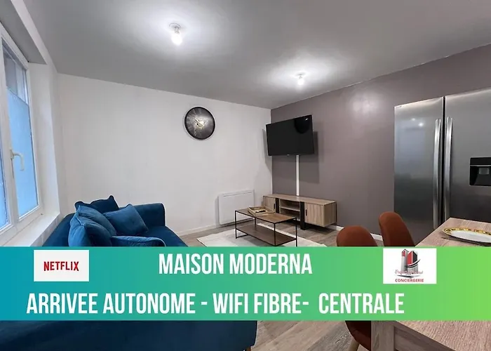 Maison Moderna-8 Personnes-wifi-centre Hébergement de vacances Fontenay-le-Comte